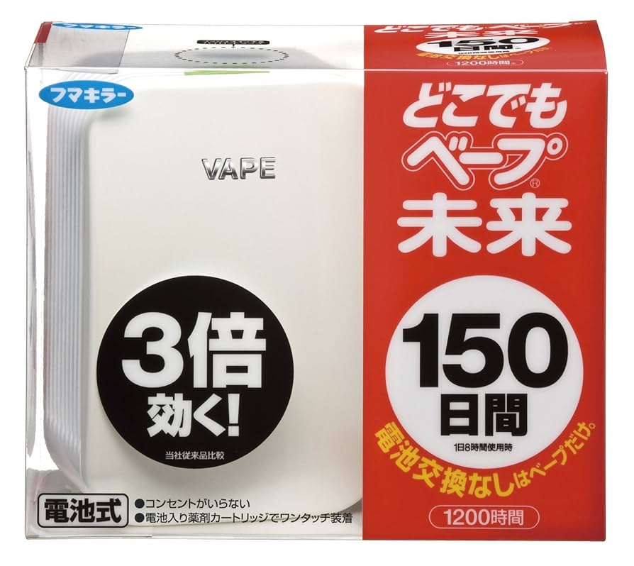 どこでもベープNO1未来150日×20 どこでもベープ未来 150日 取替え用 1箱（10個入） 不快害虫用